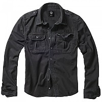 [해외]BRANDIT 긴 소매 셔츠 Vintage 4138023771 Black