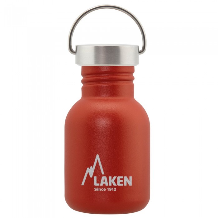 [해외]LAKEN 스테인레스 스틸 캡 Basic 350ml 4138048693 Red