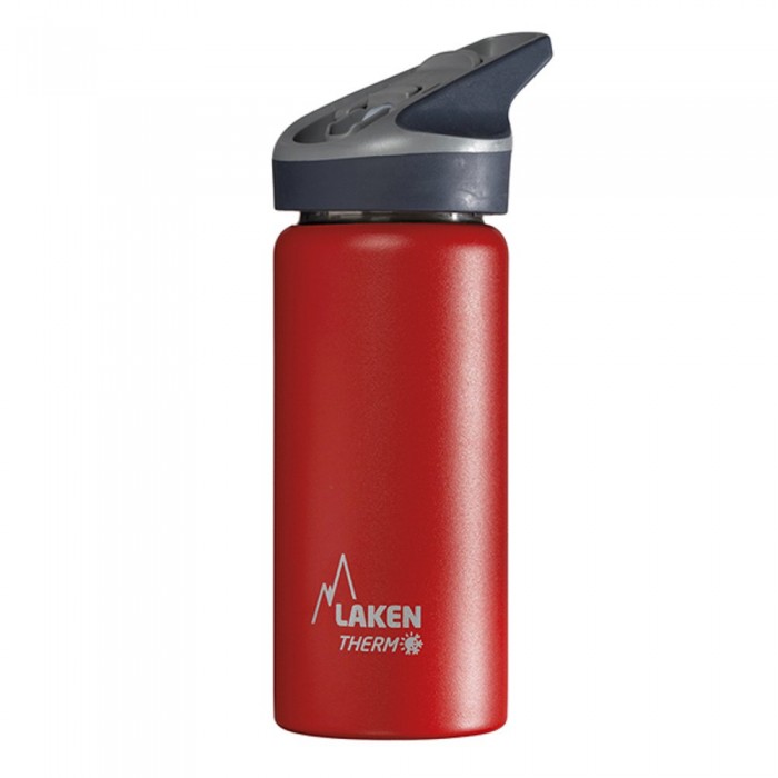 [해외]LAKEN 스테인리스 스틸 Jannu 모자 보온병 500ml 4138049033 Red