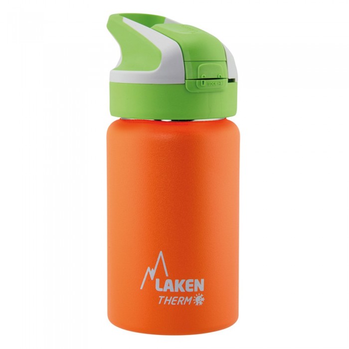 [해외]LAKEN 스테인리스 스틸 정상 모자 보온병 350ml 4138049055 Orange