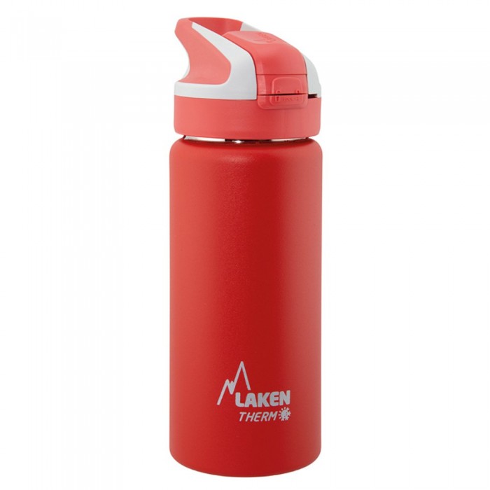 [해외]LAKEN 스테인리스 스틸 정상 회담 모자 보온병 500ml 4138049065 Red