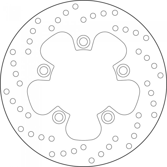 [해외]BREMBO 68B40744 리어 브레이크 디스크 9138111446