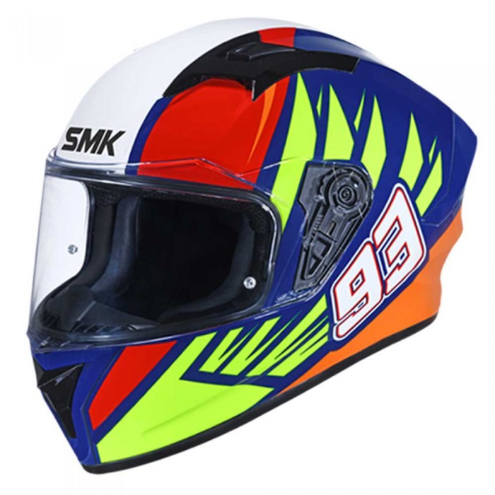 [해외]SMK Stellar Wings 풀페이스 헬멧 9138113854 Glossy White / Blue / Red