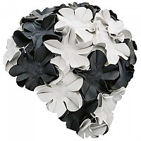 [해외]FASHY 고무 꽃 모자 6138114391 Black / White