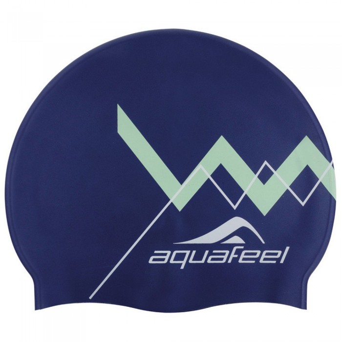 [해외]AQUAFEEL 수영 모자 Silicone 6138114503 Blue