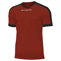[해외]GIVOVA Revolution 반팔 티셔츠 3138127285 Burgundy / Black