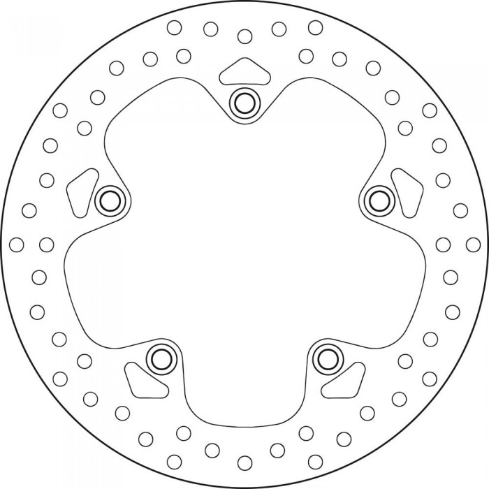 [해외]BREMBO 68B407G9 리어 브레이크 디스크 9138111330 Silver