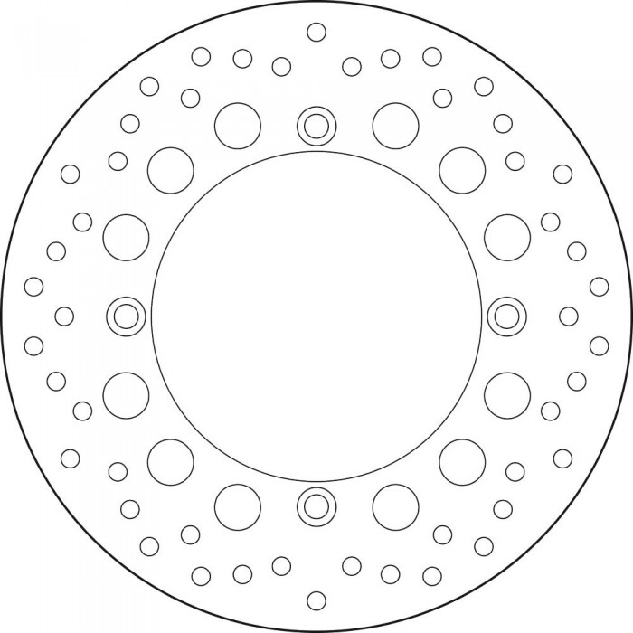 [해외]BREMBO 68B407C7 프론트 브레이크 디스크 9138111407 Silver