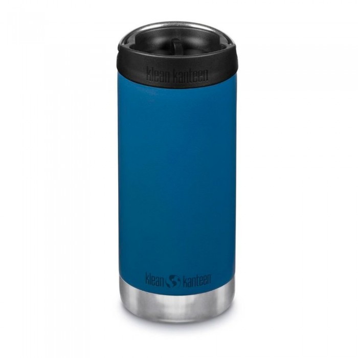 [해외]KLEAN KANTEEN TK와이드 12oz 카페 모자 단열 보온병 포함 4138129480 Real Teal