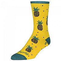 [해외]SOCKGUY Pineapple Crew 6´´ 양말 4138119824 Yellow / Blue