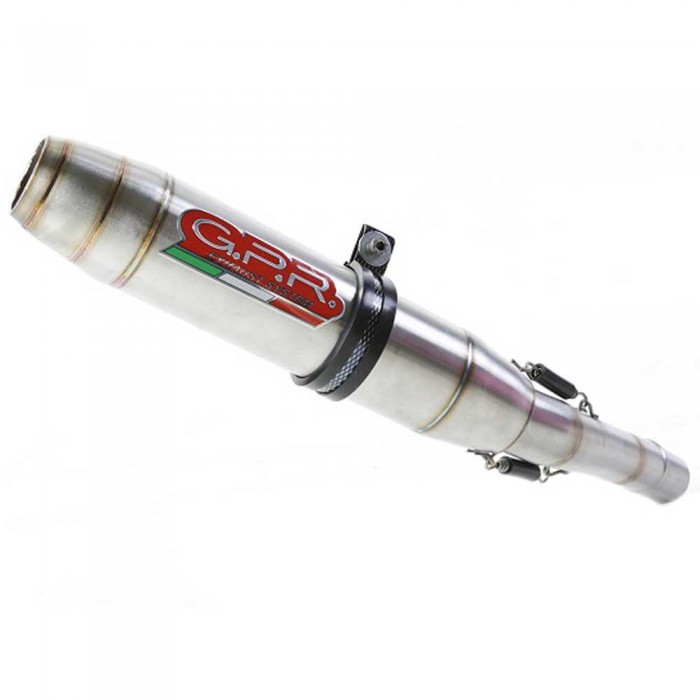 [해외]GPR EXHAUST SYSTEMS Deeptone Inox Duke 890 L 21-22 Euro 5 비인증 슬립온 머플러 9138136496 Silver / Silver