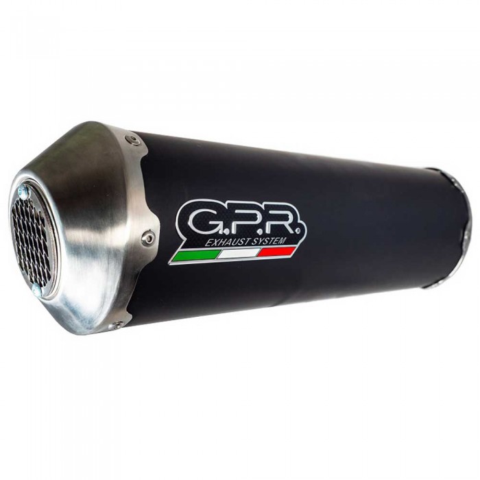 [해외]GPR EXHAUST SYSTEMS Evo4 로드 슬립온 머플러 아틀란틱 250 04-07 CAT 승인 9138136559 Matt Black / Silver