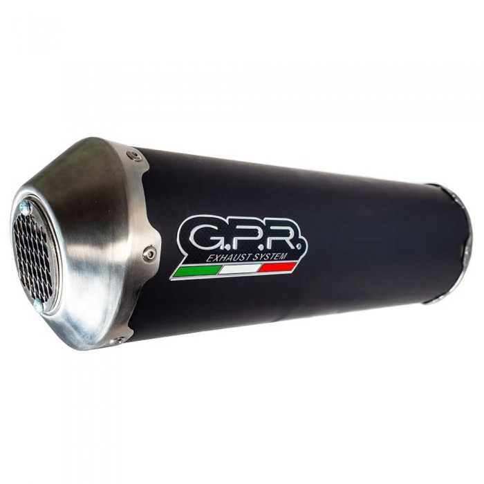 [해외]GPR EXHAUST SYSTEMS Evo4 로드 슬립온 머플러 아틀란틱 250 04-07 승인 9138136560 Matt Black / Silver