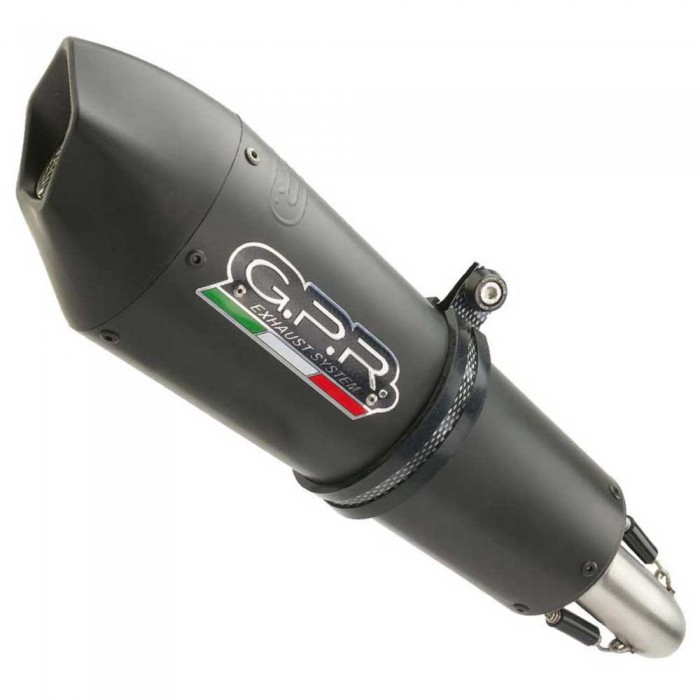 [해외]GPR EXHAUST SYSTEMS GP Evo4 Titanium Brutale 800 17-20 Euro 4 CAT 인증된 슬립온 머플러 9138136691 Matt Black / Matt Black