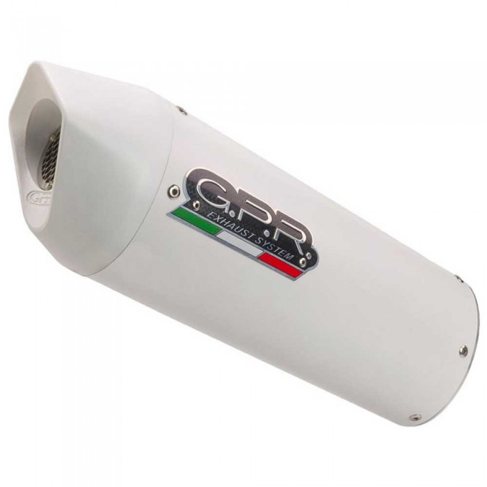 [해외]GPR EXHAUST SYSTEMS Albus Evo4 C 650 Sport 16-20 Euro 4 인증된 슬립온 머플러 9138136763 Glossy White / Glossy White