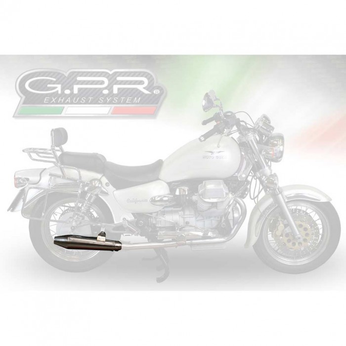 [해외]GPR EXHAUST SYSTEMS Vintacone Double California 1100 Special/Stone/Sport/EV/Aluminium 97-05 CAT 인증된 슬립온 머플러 9138136775 Silver / Silver