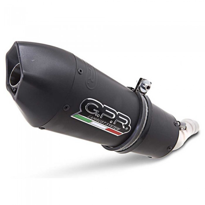 [해외]GPR EXHAUST SYSTEMS GPE Anniversary Titanium ER 6 N/F 12 Euro 3 CAT 전체 배기 시스템 형식 승인 9138137303 Matt Black / Matt Black