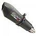 [해외]GPR EXHAUST SYSTEMS GP Evo4 Titanium F 750 GS 18-20 Euro 4 인증된 슬립온 머플러 9138137323 Matt Black / Matt Black