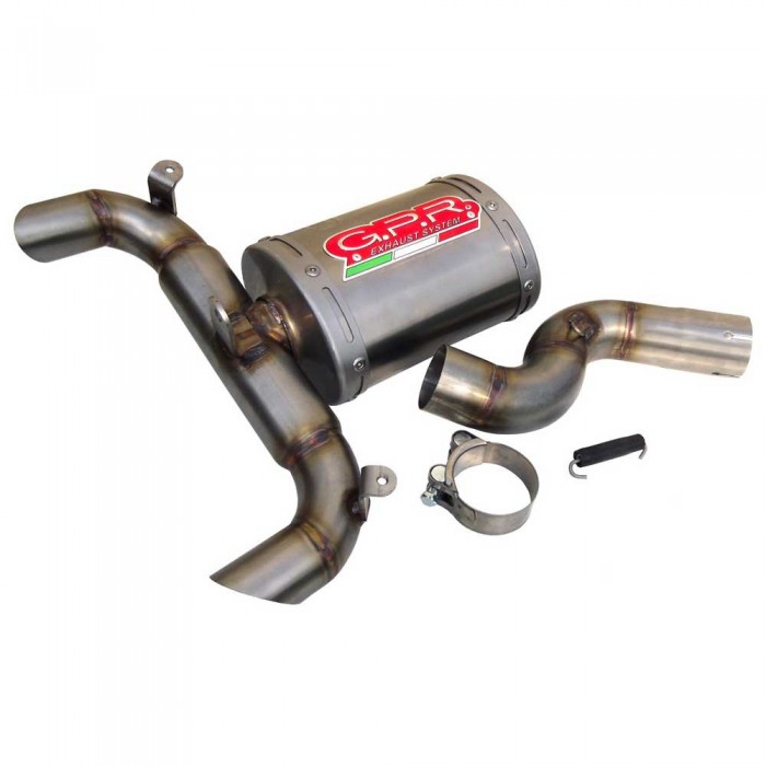 [해외]GPR EXHAUST SYSTEMS Ghost Aluminium GSR 400 06-11 인증된 슬립온 머플러 9138137510 Silver / Silver