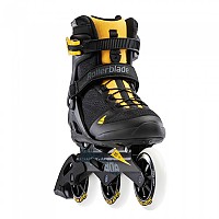 [해외]롤러블레이드 인라인 스케이트 Macroblade 100 3WD 14137827733 Black / Saffron Yellow