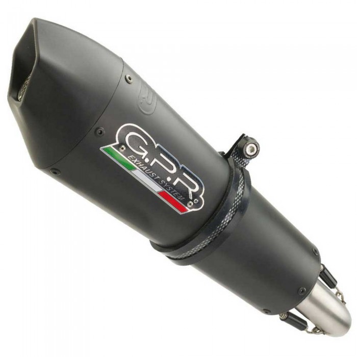 [해외]GPR EXHAUST SYSTEMS GP Evo4 Titanium Hyperstrada/Hypermotard 939 16-19 Euro 4 Euro 4 CAT 인증된 슬립온 머플러 9138137732 Matt Black / Matt Black