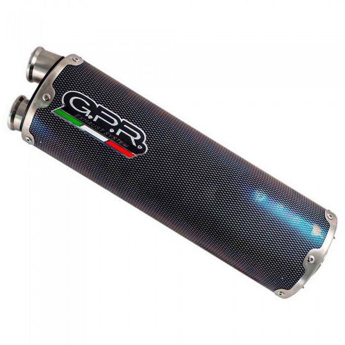 [해외]GPR EXHAUST SYSTEMS Dual Poppy LC 8 Adventure 1090 17-20 Euro 4 인증된 슬립온 머플러 9138137849 Carbon / Silver