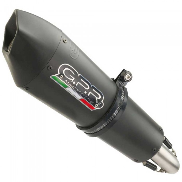 [해외]GPR EXHAUST SYSTEMS GP Evo4 Titanium Duke 890 L 21-22 Euro 5 인증된 슬립온 머플러 9138138005 Matt Black / Matt Black