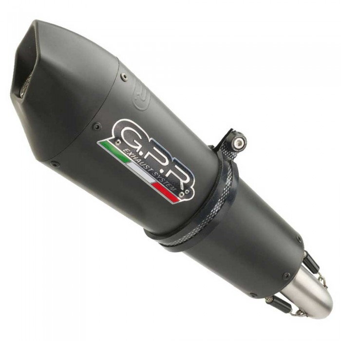 [해외]GPR EXHAUST SYSTEMS GP Evo4 Titanium R 1200 GS 17-18 Euro 4 인증된 슬립온 머플러 9138138301 Matt Black / Matt Black