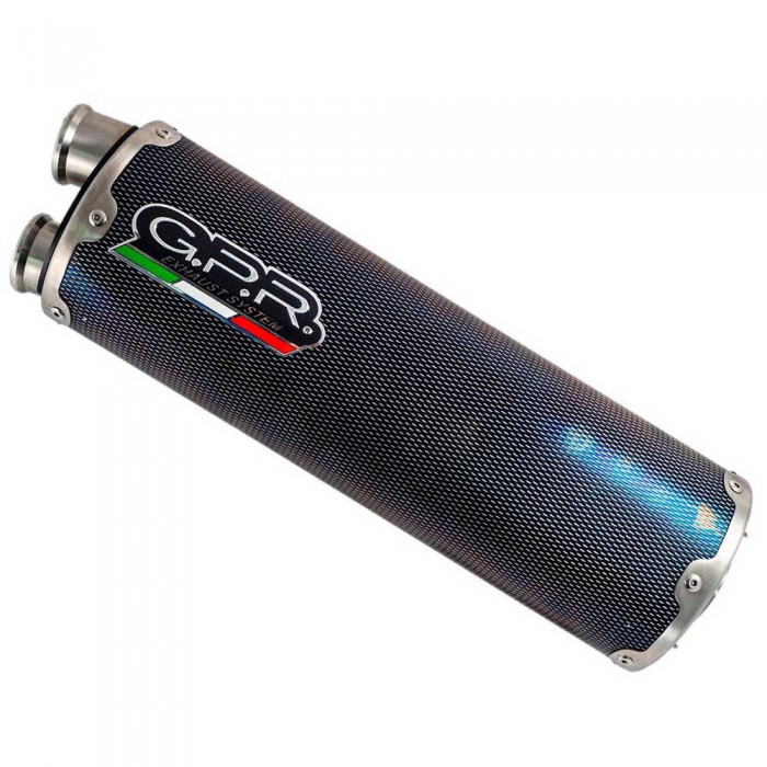 [해외]GPR EXHAUST SYSTEMS Dual Poppy R 1250 R/RS 19-20 Euro 4 인증된 슬립온 머플러 9138138359 Carbon / Silver