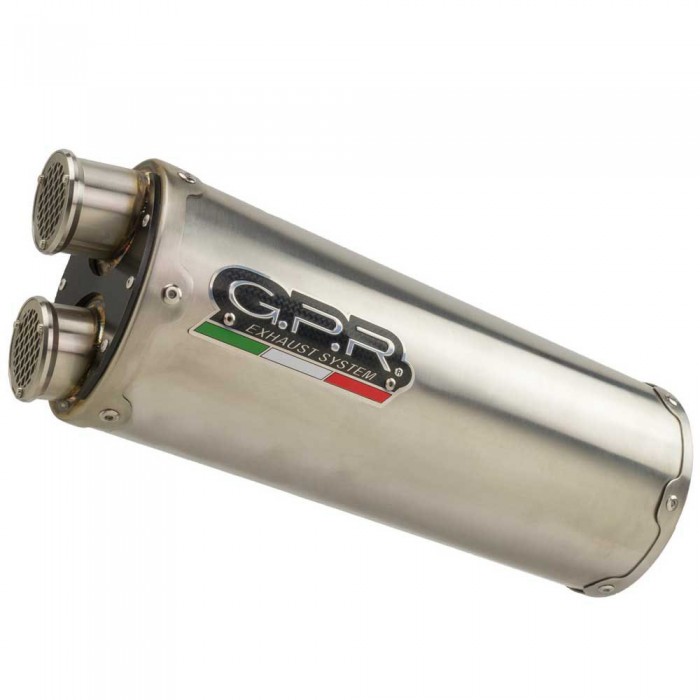 [해외]GPR EXHAUST SYSTEMS Dual Inox R 1250 R/RS 21-22 Euro 5 인증된 슬립온 머플러 9138138360 Silver / Silver