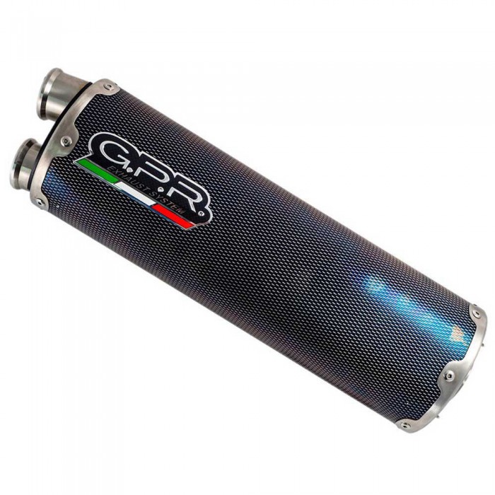 [해외]GPR EXHAUST SYSTEMS Dual Poppy R 1250 R/RS 21-22 Euro 5 인증된 슬립온 머플러 9138138361 Carbon / Silver