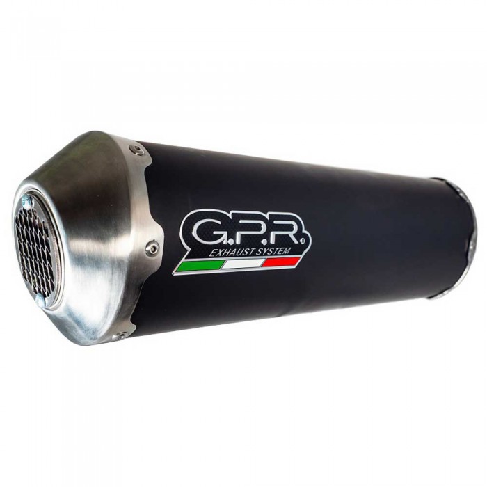 [해외]GPR EXHAUST SYSTEMS Evo4 Road Scarabeo 200 07-11 인증된 슬립온 머플러 9138138568 Matt Black / Silver