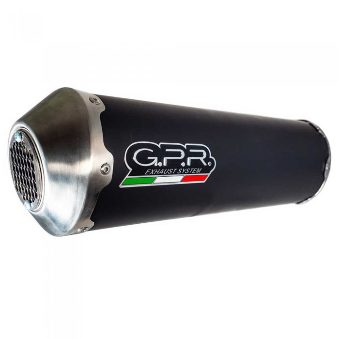 [해외]GPR EXHAUST SYSTEMS Evo4 Road Scarabeo 250 IE 06-11 인증된 슬립온 머플러 9138138570 Matt Black / Silver