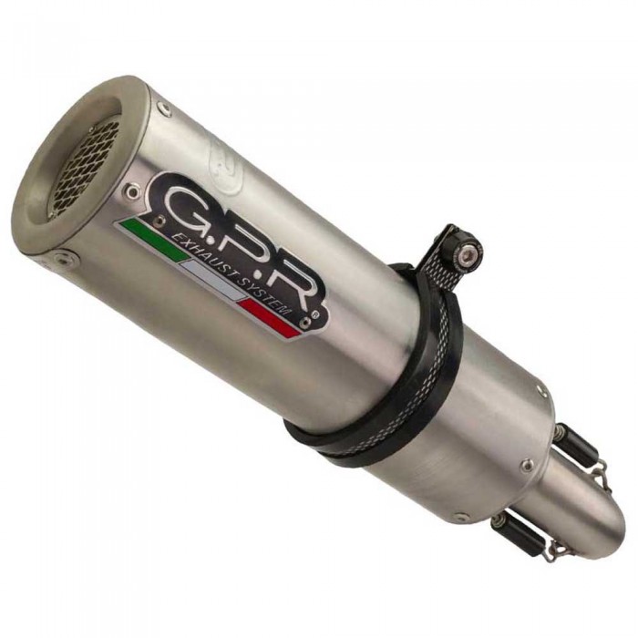 [해외]GPR EXHAUST SYSTEMS M3 Inox Trident 660 21-22 Euro 5 CAT 전체 배기 시스템 형식 승인 9138138713 Silver / Silver