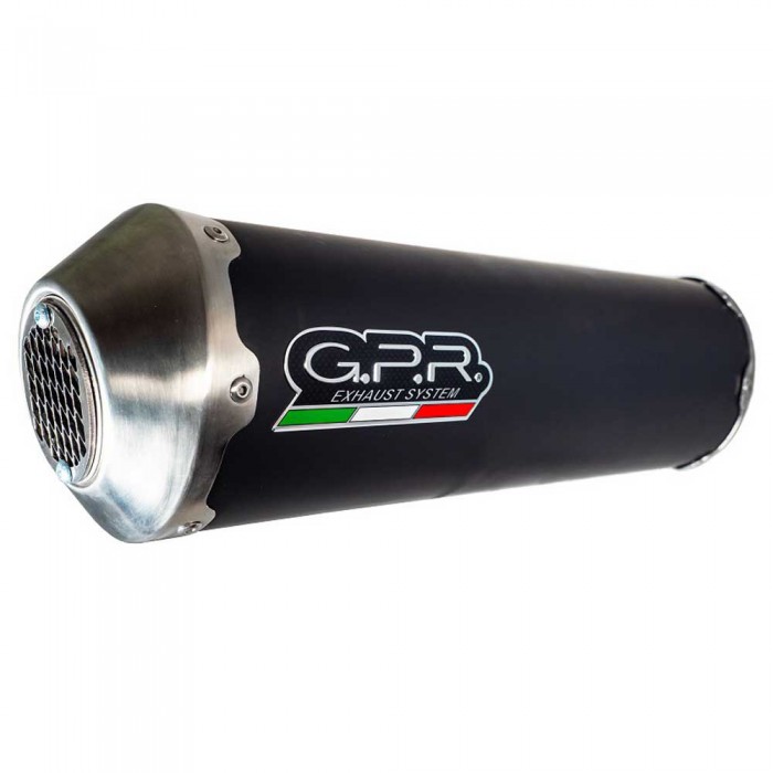 [해외]GPR EXHAUST SYSTEMS Evo4 Road Sportcity 200 05-07 인증된 슬립온 머플러 9138138748 Matt Black / Silver