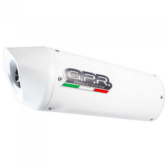 [해외]GPR EXHAUST SYSTEMS Albus 세라믹 인증 볼트온 머플러 9138139808 Glossy White / Glossy White