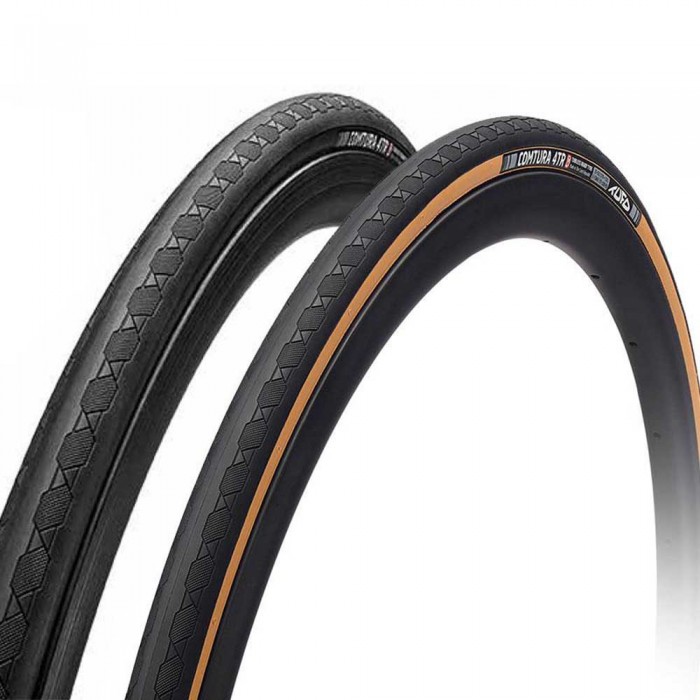 [해외]TUFO Comptura 4 TR Tubeless 700C x 28 견고한 도로 자전거 타이어 1138141770 Black / Brown