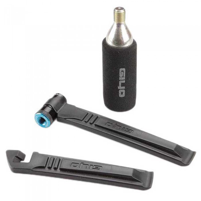 [해외]지요 With Tire Levers CO2 카트리지 1138142067 Black