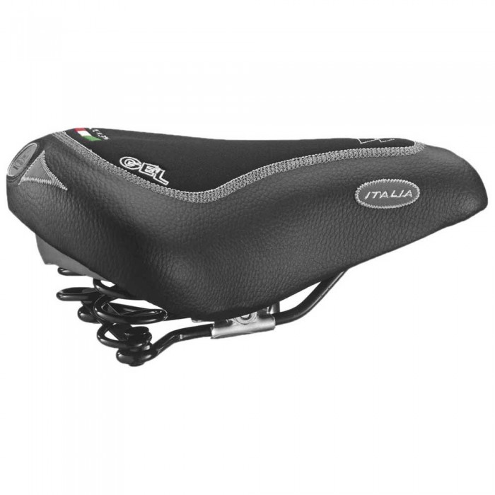 [해외]SELLE MONTEGRAPPA Bravo Gel 자전거 안장 1138165516 Black