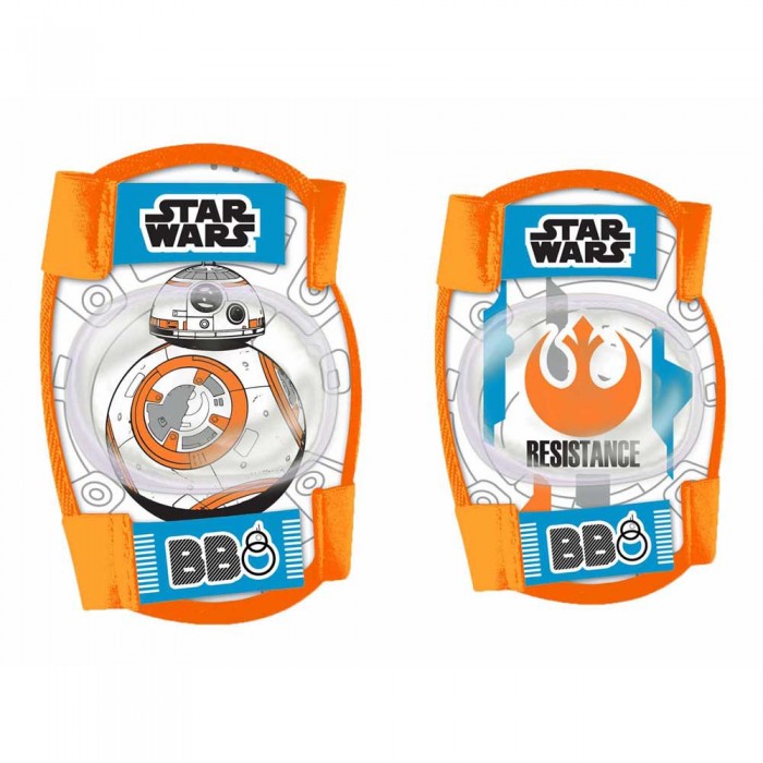 [해외]DISNEY 팔꿈치/무릎 보호 키트 Star Wars 1138173370 Orange