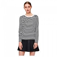 [해외]SELECTED Standard Stripe 긴팔 티셔츠 138107302 Black / Stripes Snow White