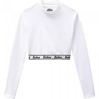 [해외]디키즈 Petersburg Crop 긴팔 하이넥 티셔츠 138164718 White