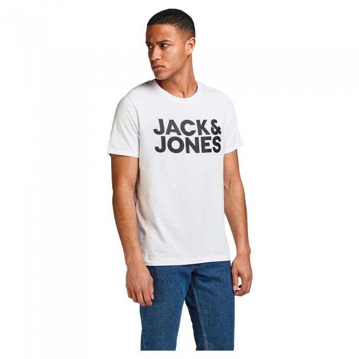 [해외]잭앤존스 Corp 로고 반팔 티셔츠 138105560 White