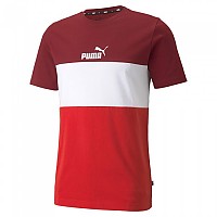 [해외]푸마 Essential+Colorblock 반팔 티셔츠 138053408 Intense Red