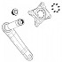 [해외]스램 Crank Bolt Kit Removable Spider Mounting Torx T20 8 단위 나사 1137388132 Silver