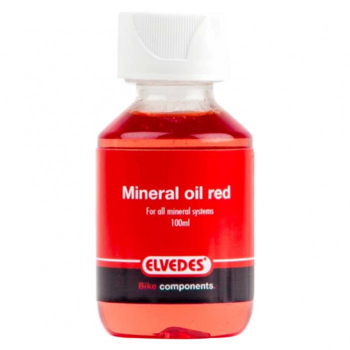 [해외]ELVEDES Mineral 유압 브레이크용 레드 오일 100ml 1138216070 Red