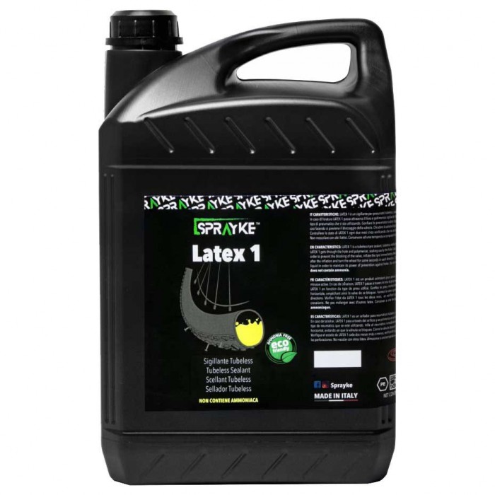 [해외]SPRAYKE 튜브리스 타이어 실란트 Latex 1 5L 1138216119 Black