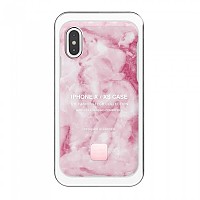 [해외]HAPPY PLUGS 덮개 Iphone X/XS Case 137647959 Pink Marble
