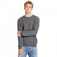 [해외]팀버랜드 Phillips Brook Lambswool Cable Crew Regular 스웨터 137628216 Dark Grey Heather