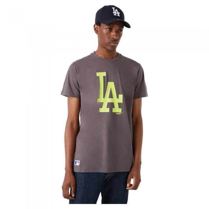 [해외]뉴에라 MLB Seasonal 팀 Logo Los Angeles Dodgers 반팔 티셔츠 138207504 Grey